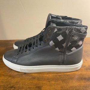 MCM High-Top Turnlock Sneakers
